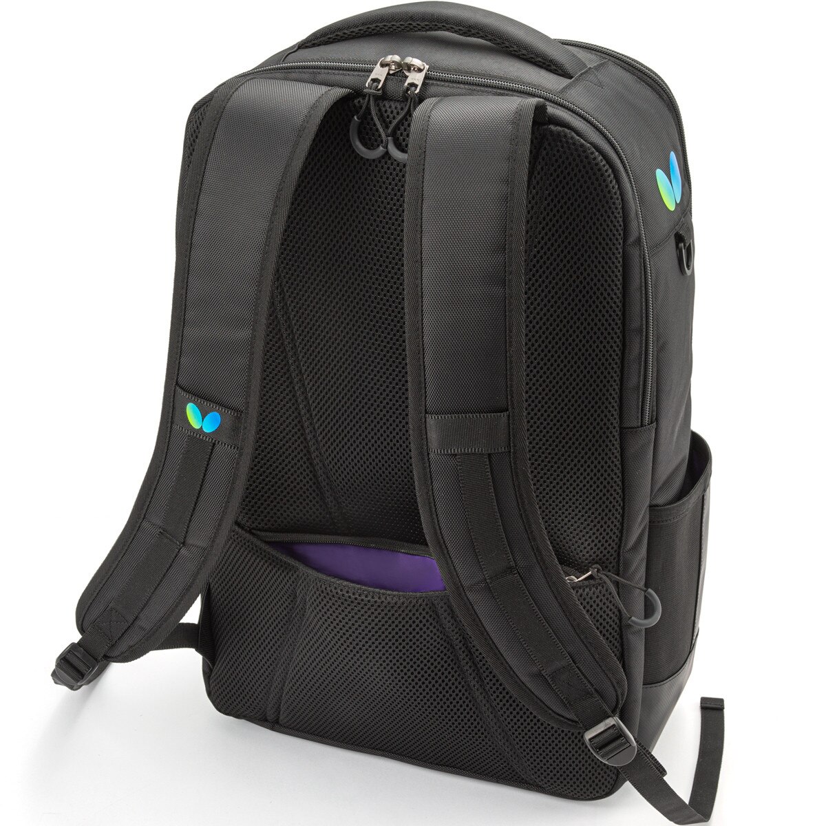 Butterfly Raffines Rucksack Bag: Full view of the Blue Green Bag